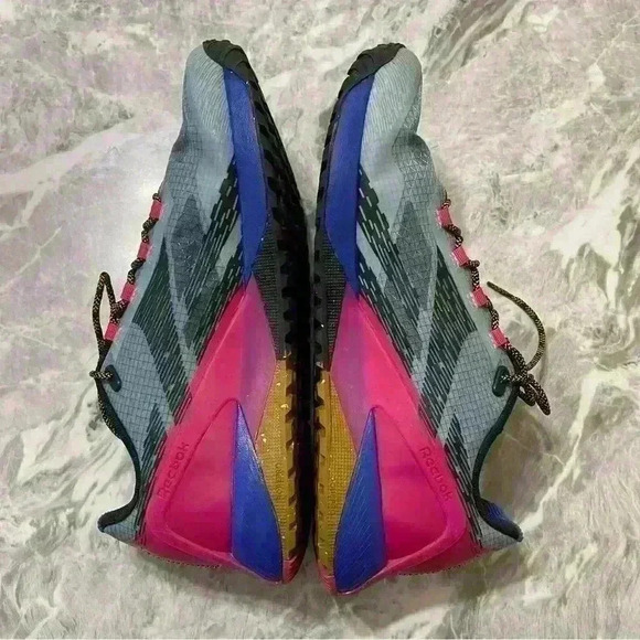 Reebok Nano X1 TR Adventure Grey Black Blue Pink Women Cross Training H67963 - Picture 7 of 12